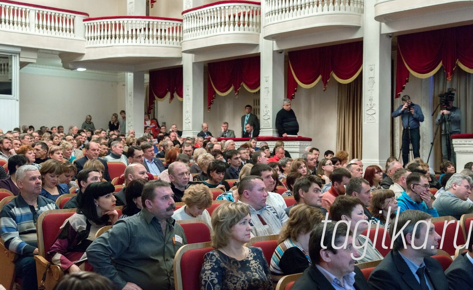 Конференция по заключению коллективного договора ОАО "ЕВРАЗ НТМК" на 2016-2018 г.г.