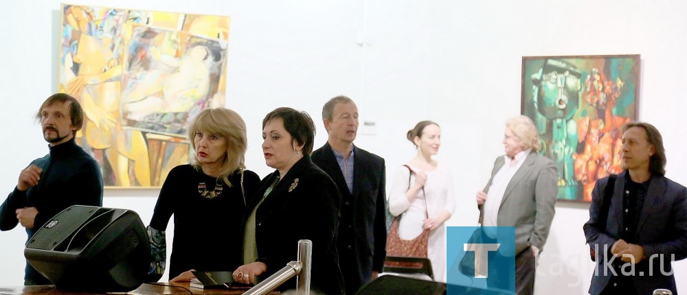 Открытие художественной выставки в память Брусиловского М.Ш.