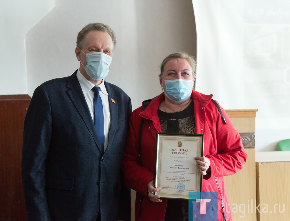 Владислав Пинаев поздравил коллектив «Тагильского трамвая» с юбилеем предприятия