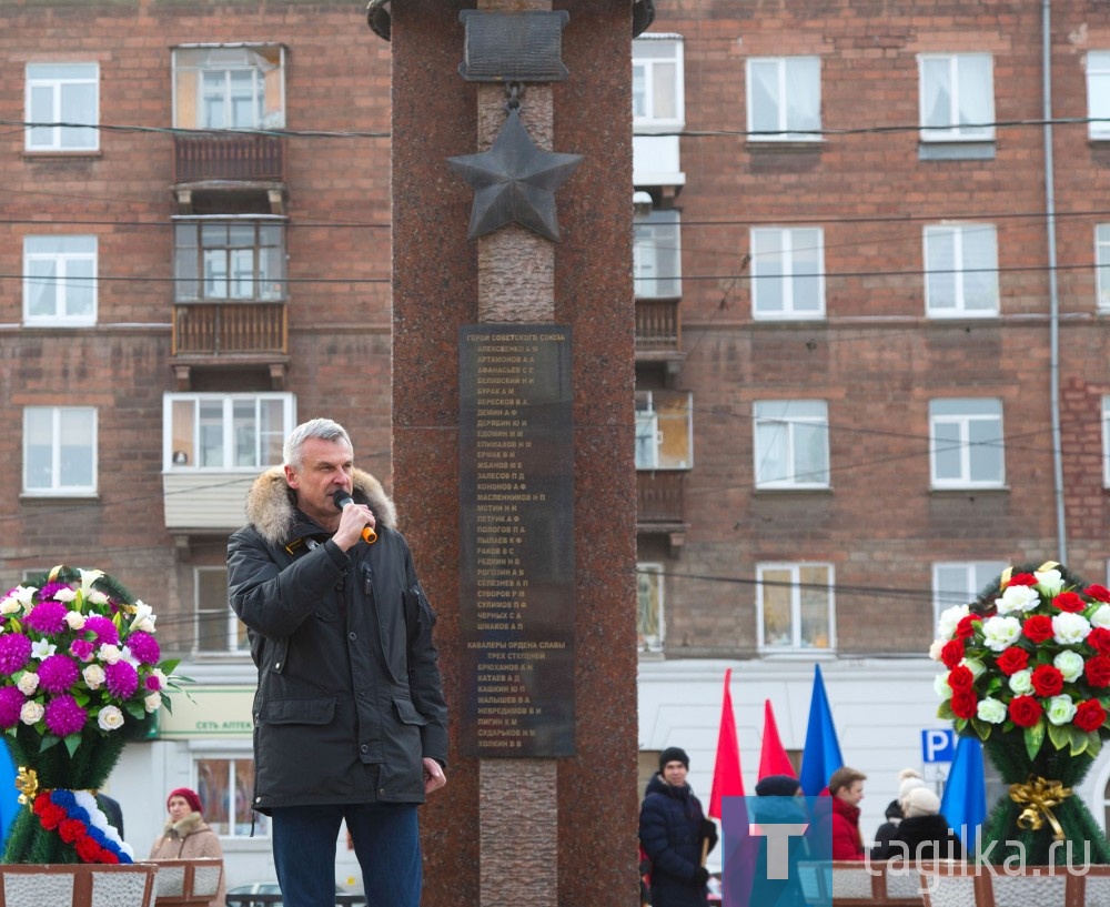 Митинг, посвященный 75-летию победы в Сталинградской битве