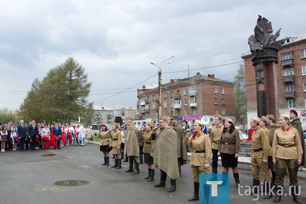 У памятника тагильчанам – Героям Советского Союза состоялся митинг