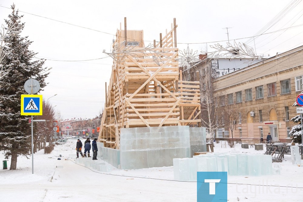 Ледовый городок на Театральной площади. 13.12.2017