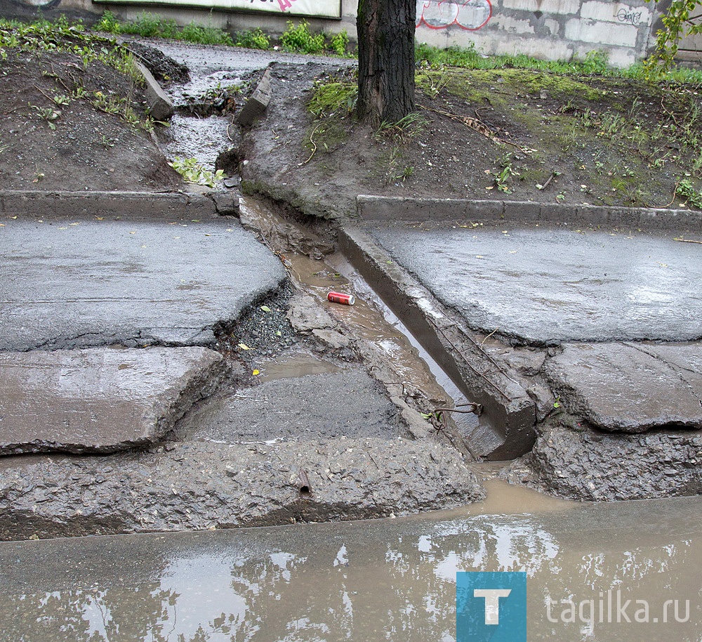 В Нижнем Тагиле пройдет ремонт в местах скопления воды