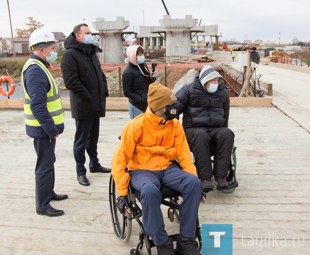 Строительство моста через Тагильский пруд