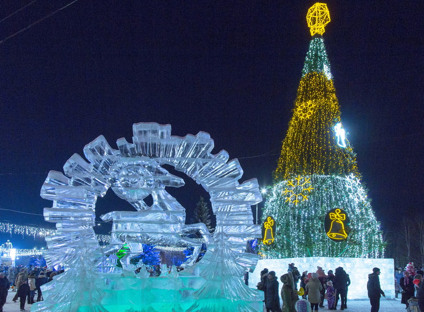 Открытие городской Новогодней елки. Фото Н. Антонова