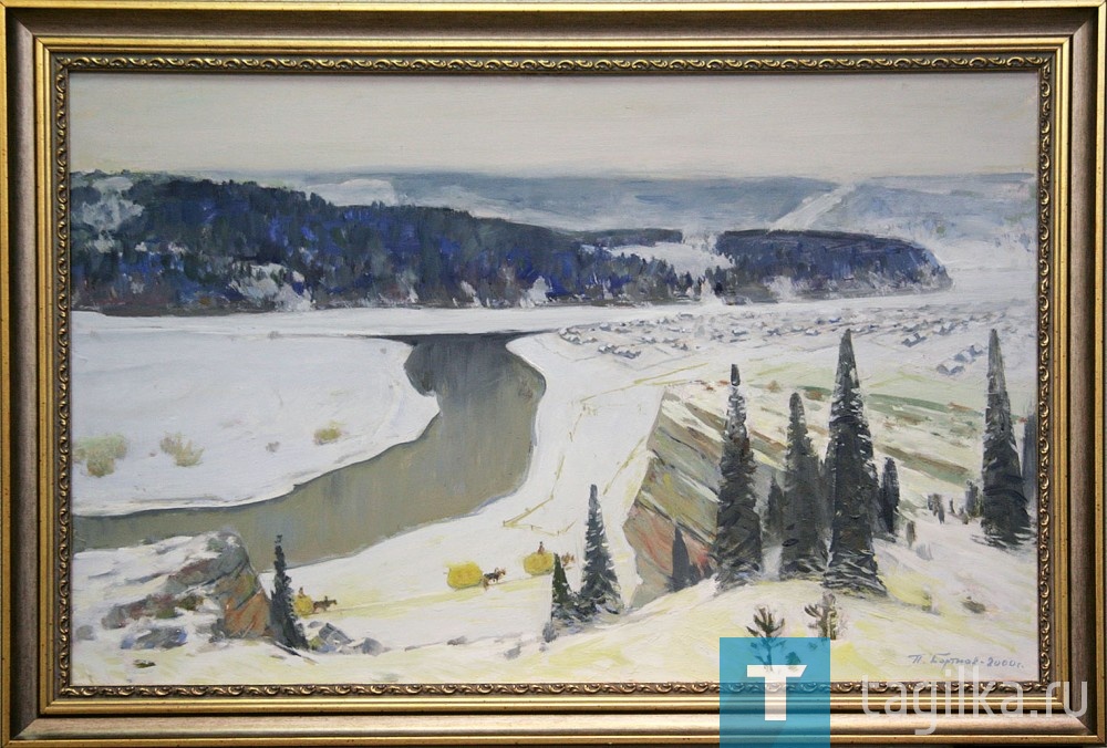 Выставка к 100 - летию Петра Бортнова.