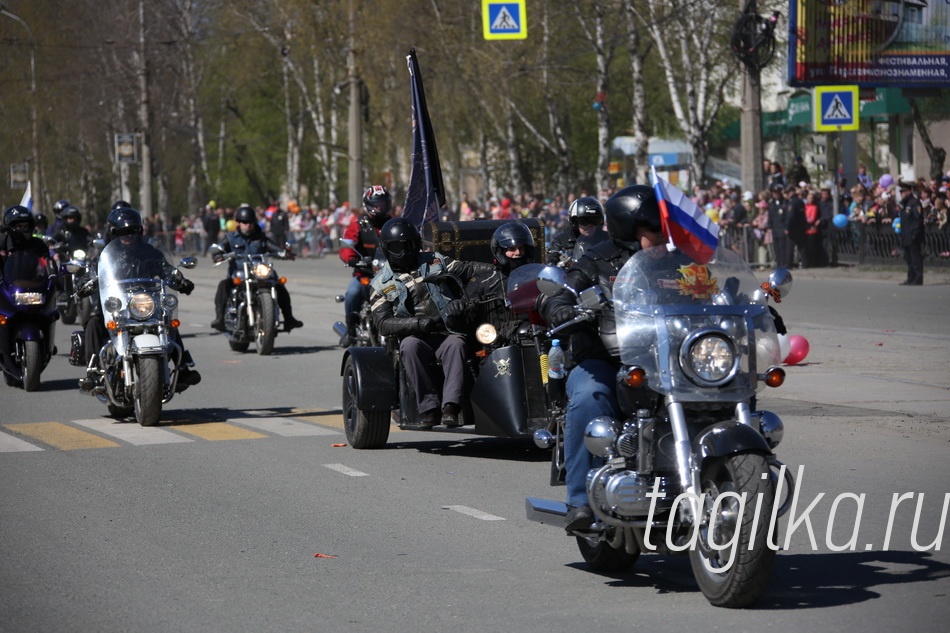 День Победы! Байкеры.