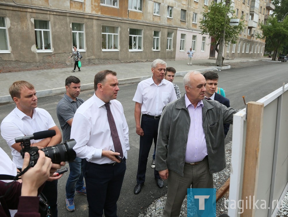 Объезд временно исполняющего полномочия главы Нижнего Тагила Владислава Пинаева по благоустройству  города