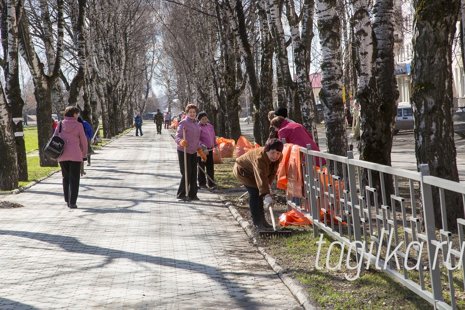 Ветераны вышли на субботник!