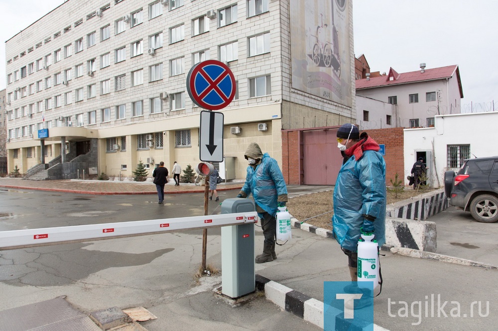 Продолжается дезинфекционная обработка улиц Нижнего Тагила