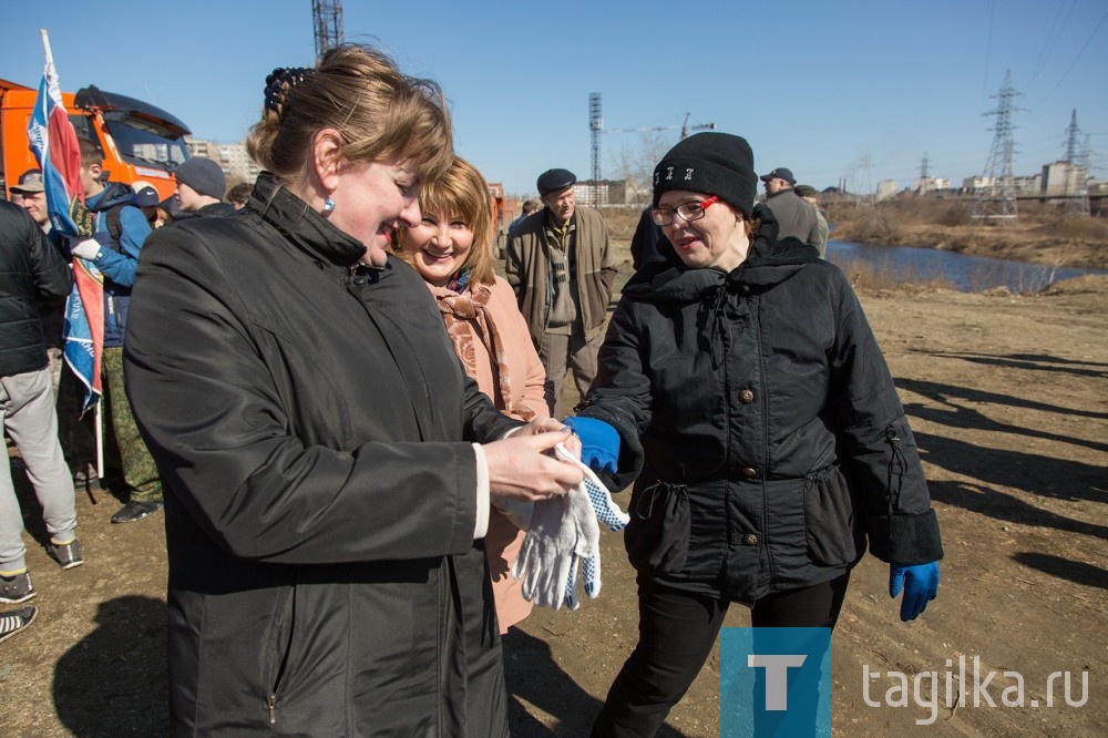 Субботник в парке Народный