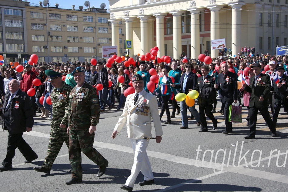 День Победы! Праздничная демонстрация. Продолжение.