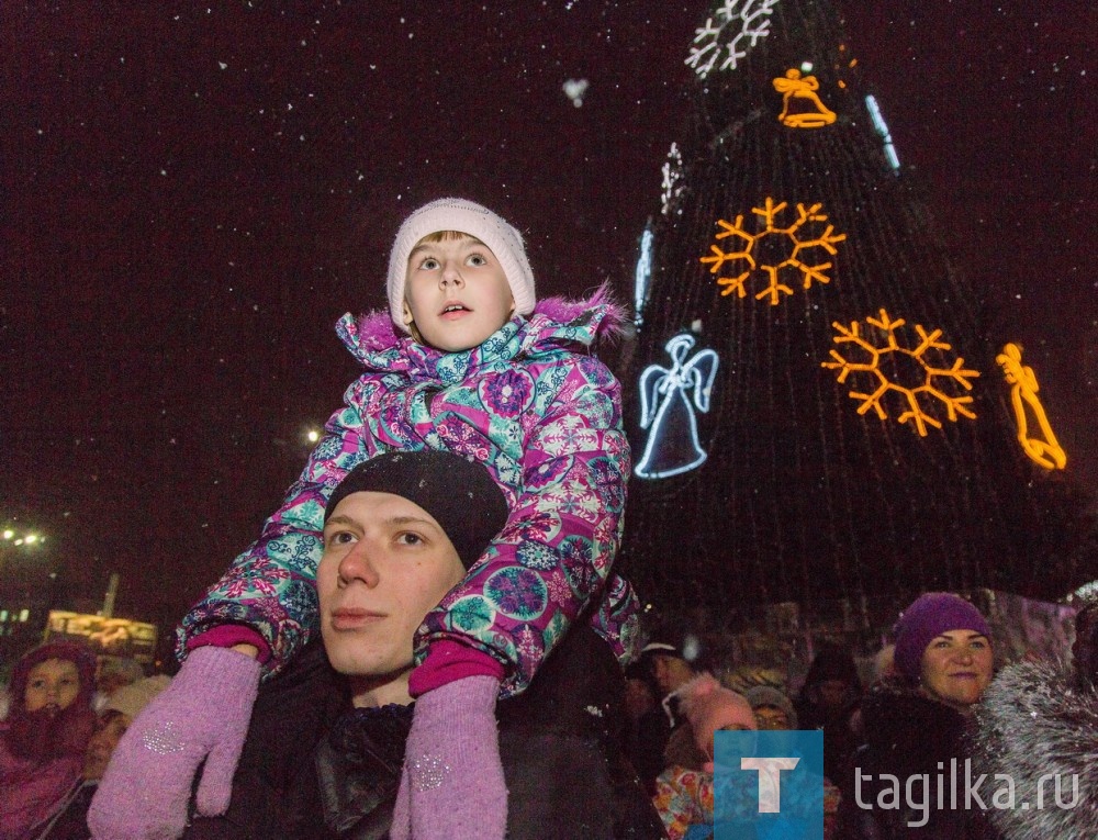 Открытие городской новогодней елки -2017