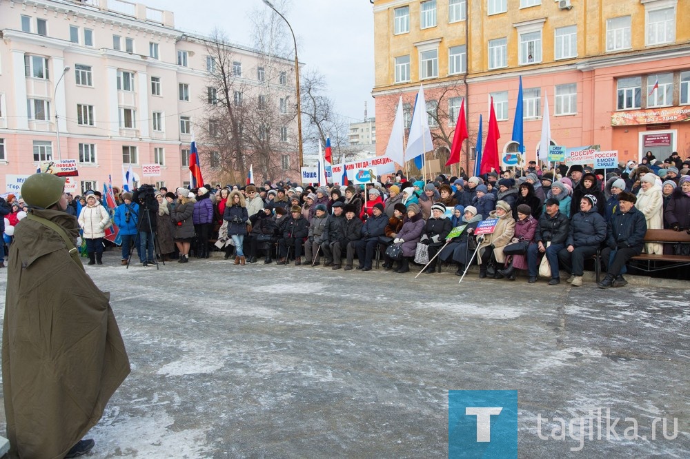 Митинг, посвященный 75-летию победы в Сталинградской битве