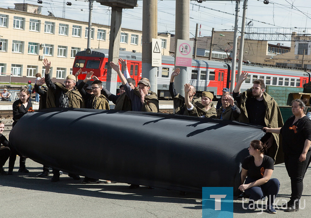 Встреча поезда Победы в Нижнем Тагиле