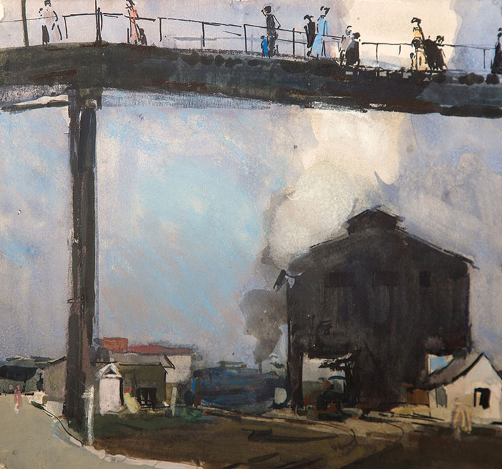 Феликс Лемберский. «Горбатый мост», 1952.