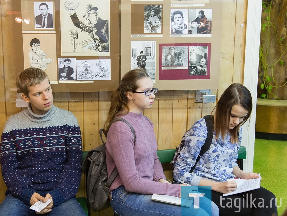 Слушатели факультета печати в музее А.П. Бондина.