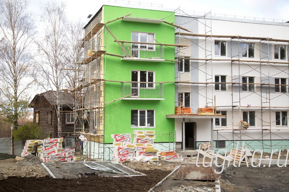 Новые дома по Красногвардейской