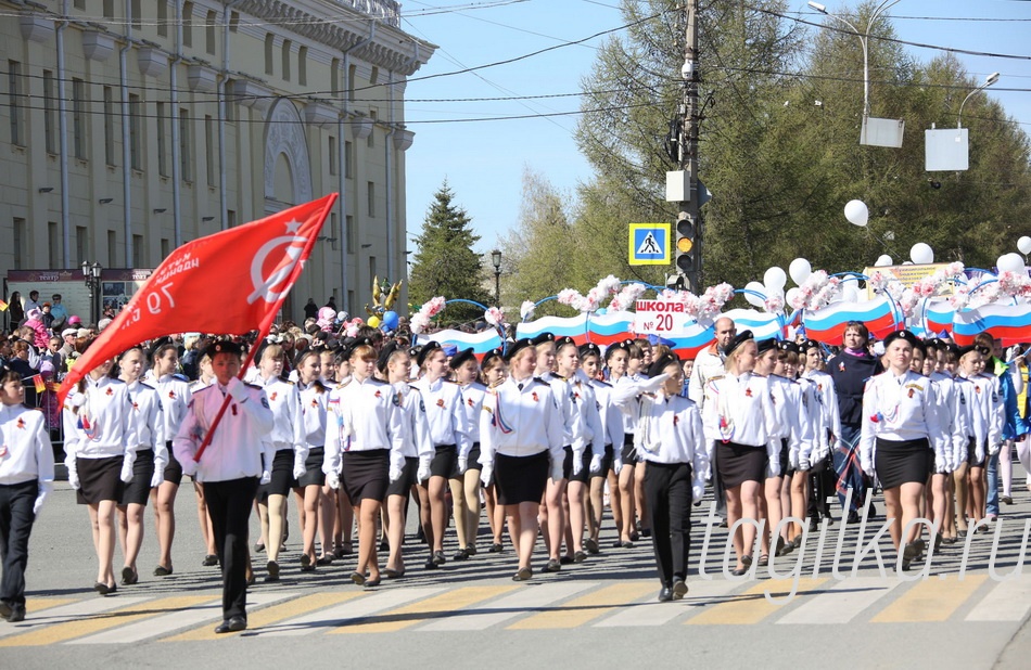 День Победы! Праздничная демонстрация.