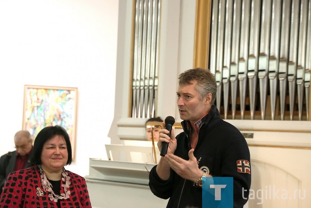 Открытие художественной выставки в память Брусиловского М.Ш.