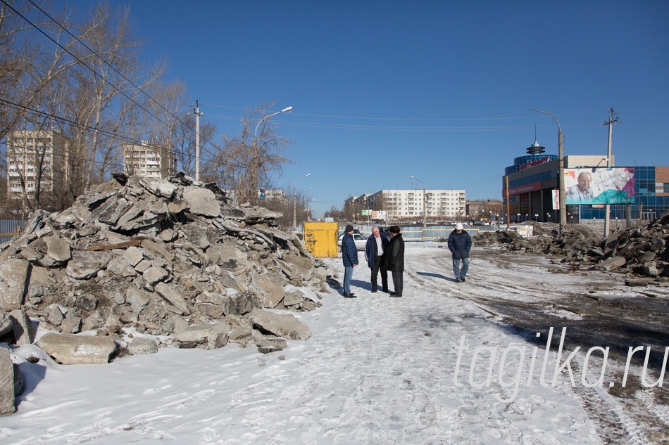 Объезд. Строительство моста.