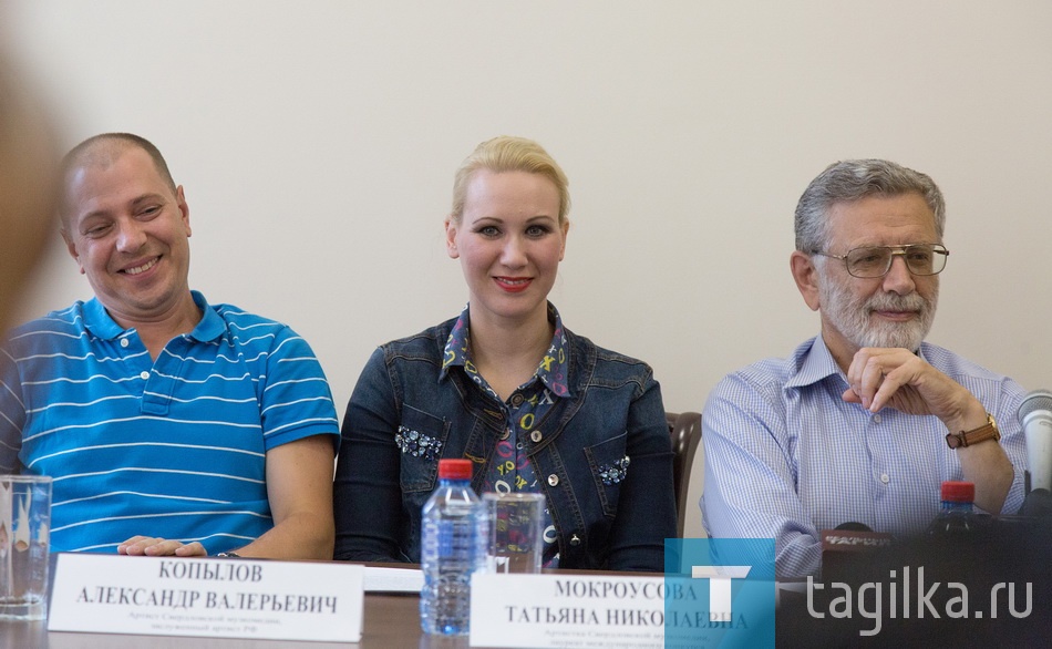 Пресс- конференция театра музыкальной комедии.