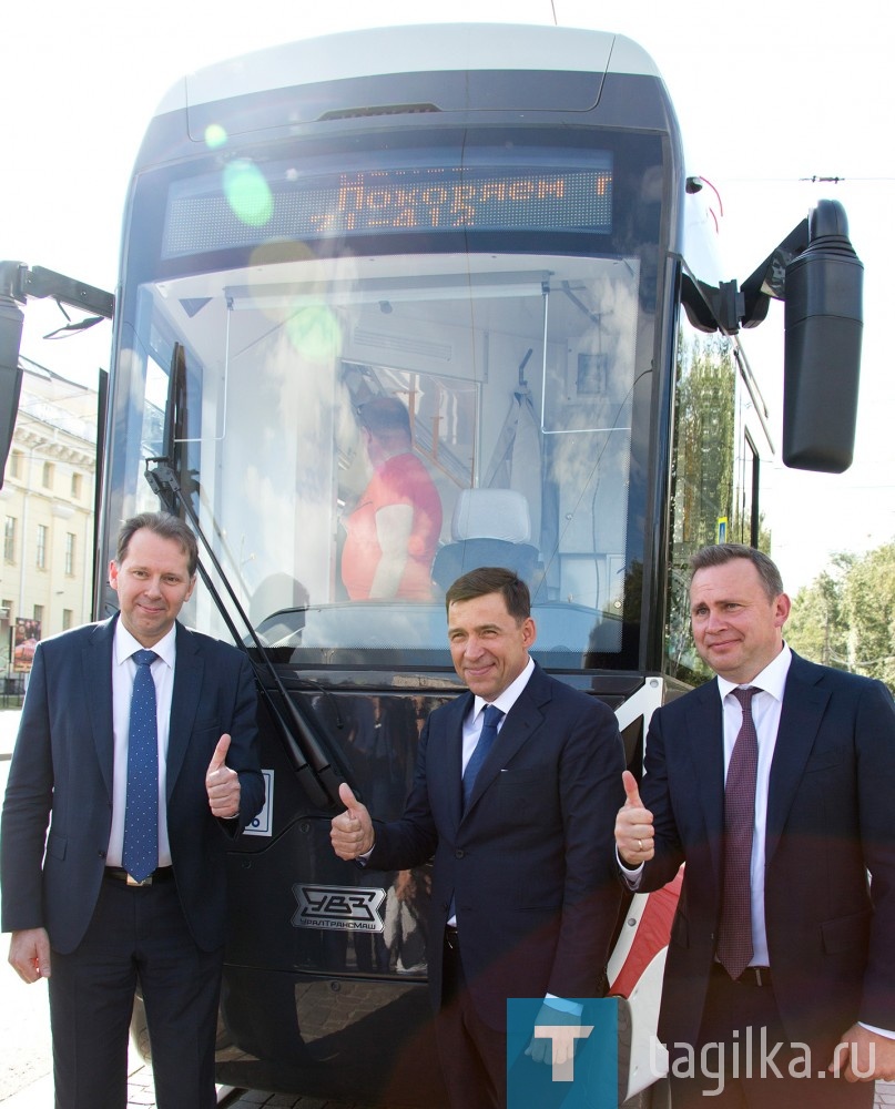 День города - 2018. Новый трамвай производства Уралтрансмаша - корпорация "Уралвагонзавод"