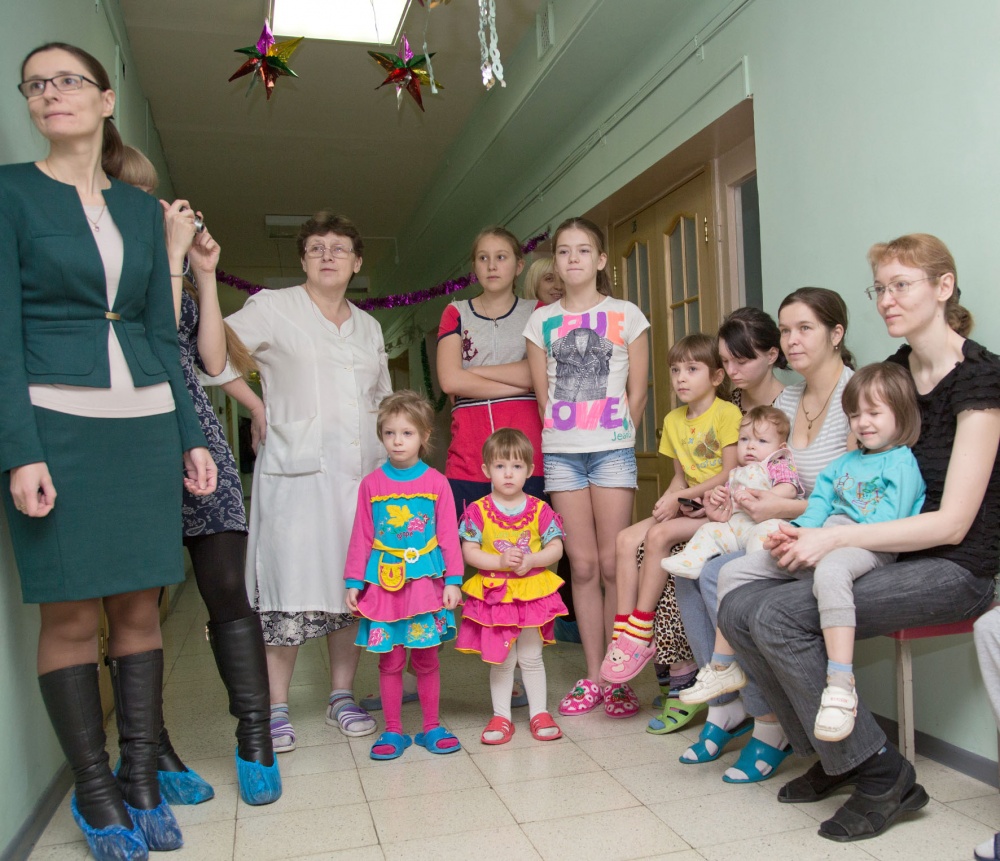 Новогодний утренник в больнице