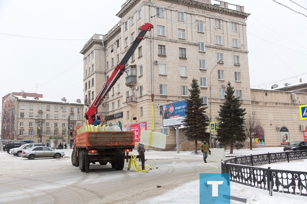 В Нижнем Тагиле начали строить ледовый городок