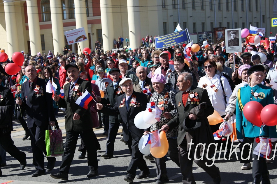 День Победы! Праздничная демонстрация. Продолжение.