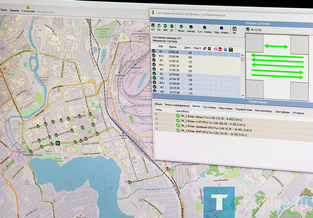 Главе Нижнего Тагила продемонстрировали работу автоматизированной системы управления дорожным движением