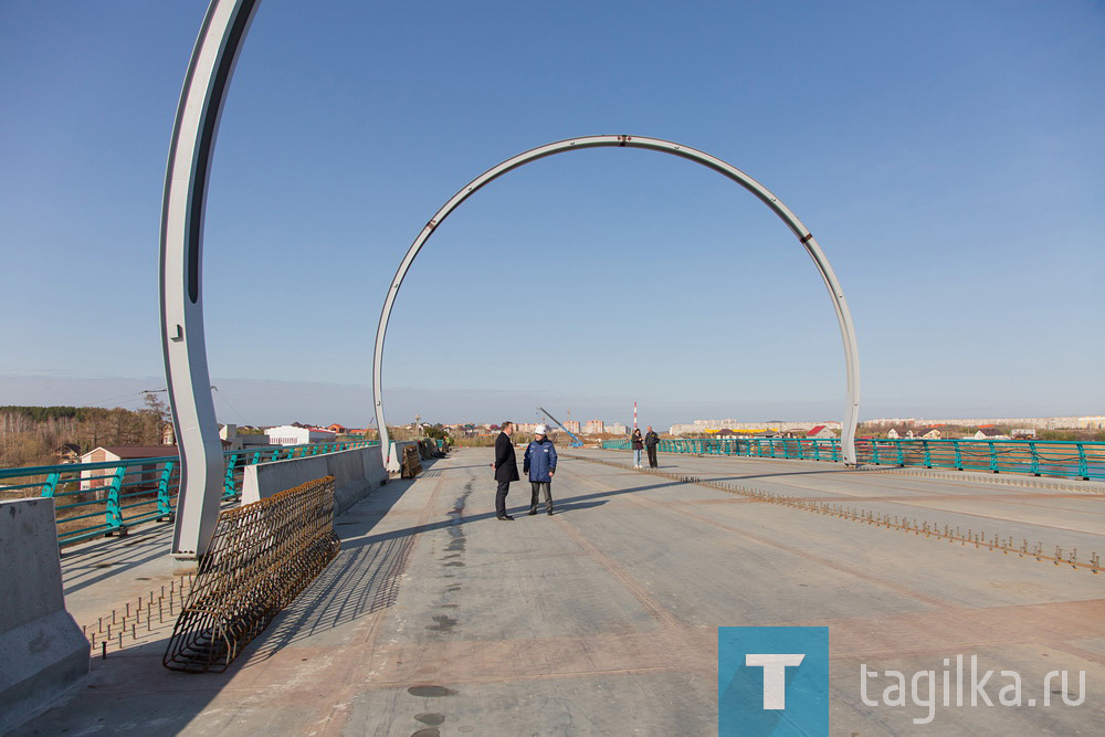 Строительство моста через Тагильский пруд