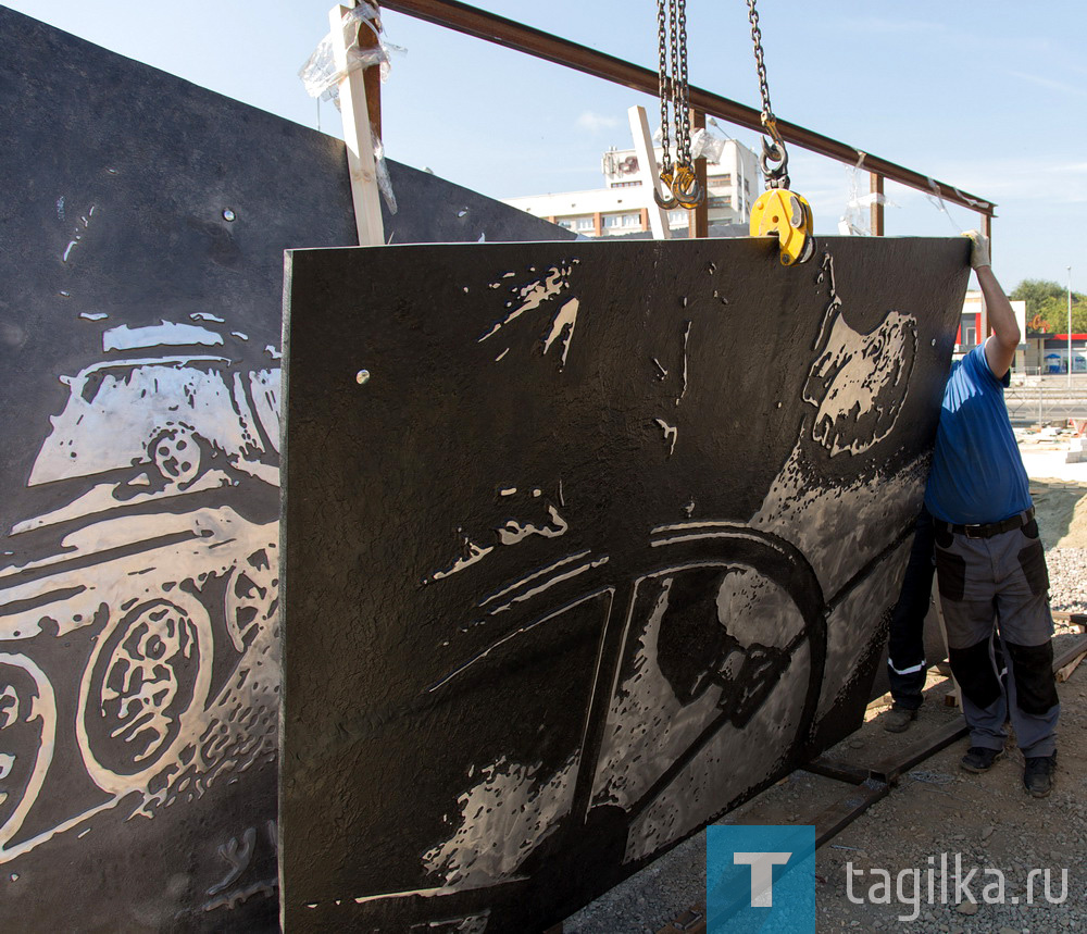 В Нижнем Тагиле начинается обшивка стелы «Город трудовой доблести»