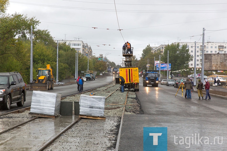 Реконструкция моста по фрунзе. Испытание. 16.09.2016.