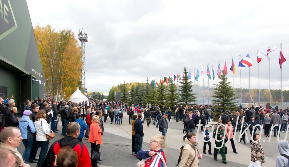 RAE 2015. Экспозиция на открытых площадках