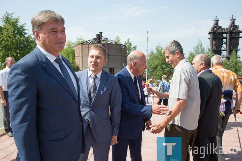 Митинг посвященный Дню металлурга.