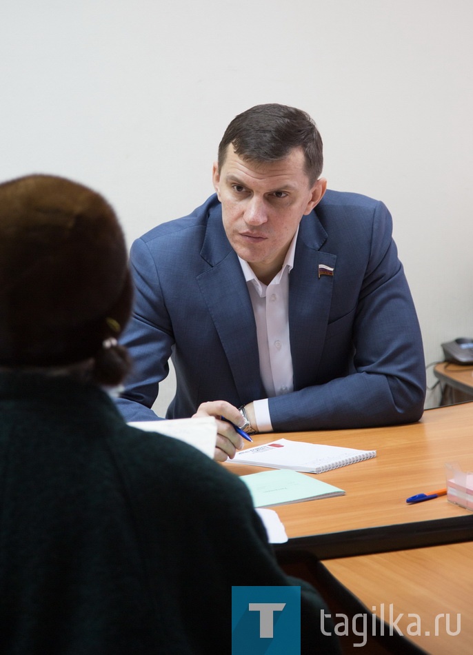 Прием граждан депутатом государственной думы Балыбердиным.