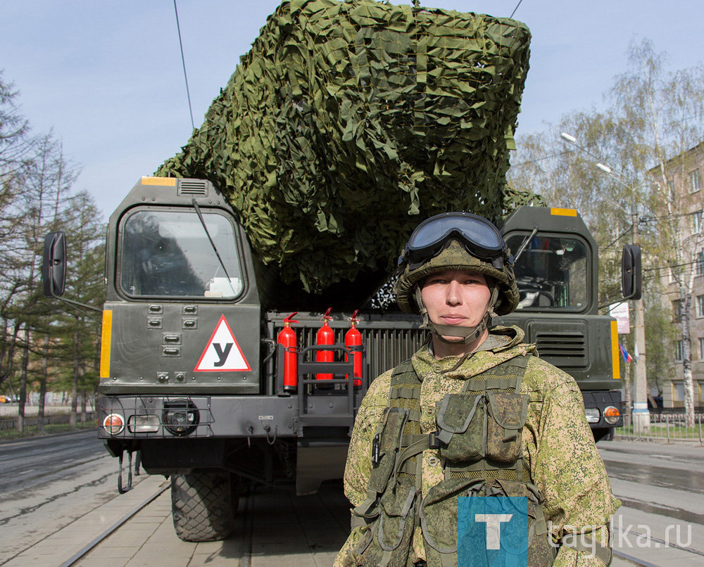 Подготовка военной техники для участия в параде Победы