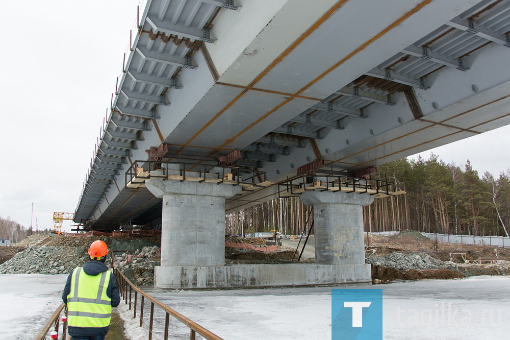 Первый этап надвижки моста пройден в соответствии с графиком