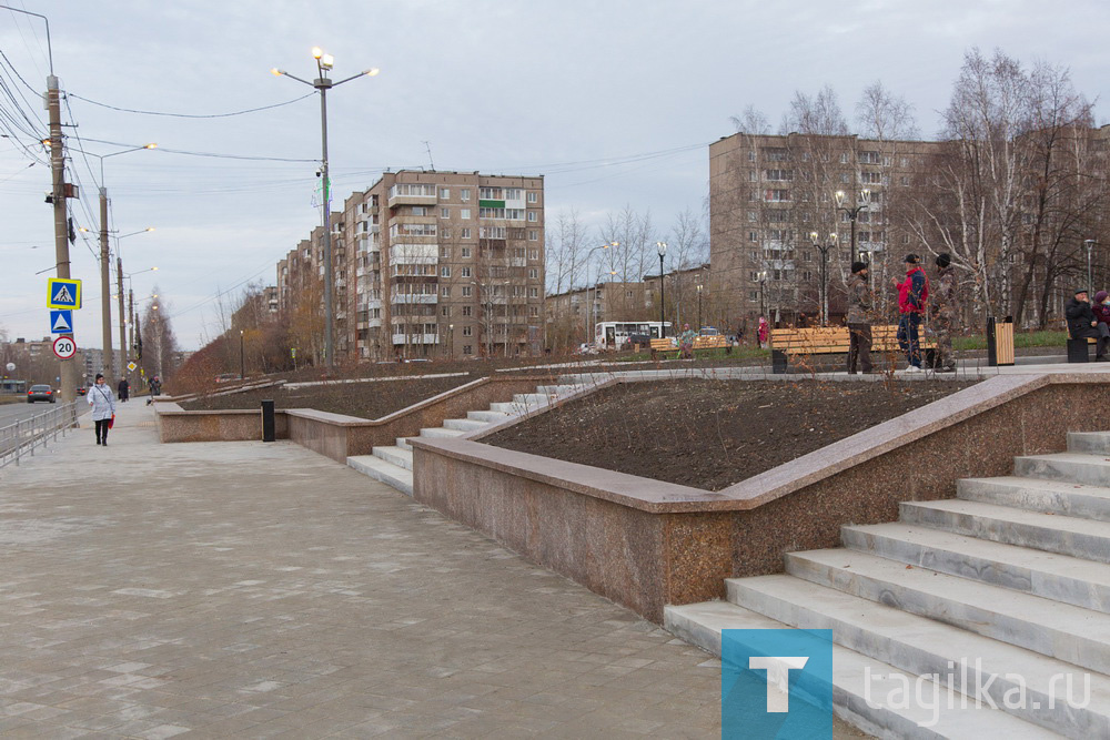 В Дзержинском районе Нижнего Тагила благоустроили две общественные территории