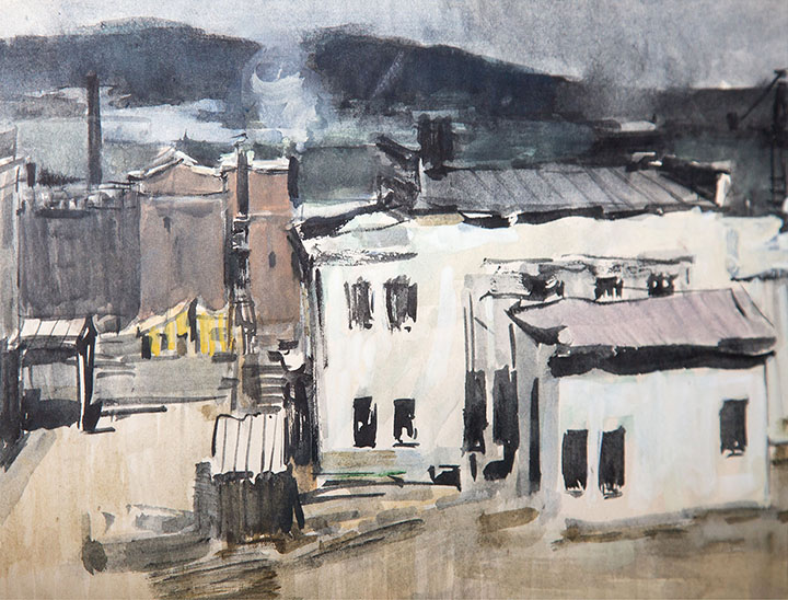 Агломерационная фабрика. Нижний Тагил. 1958 год.