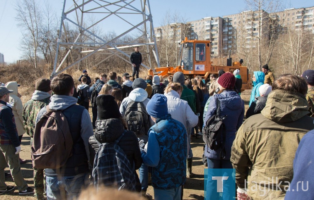 Субботник в парке Народный