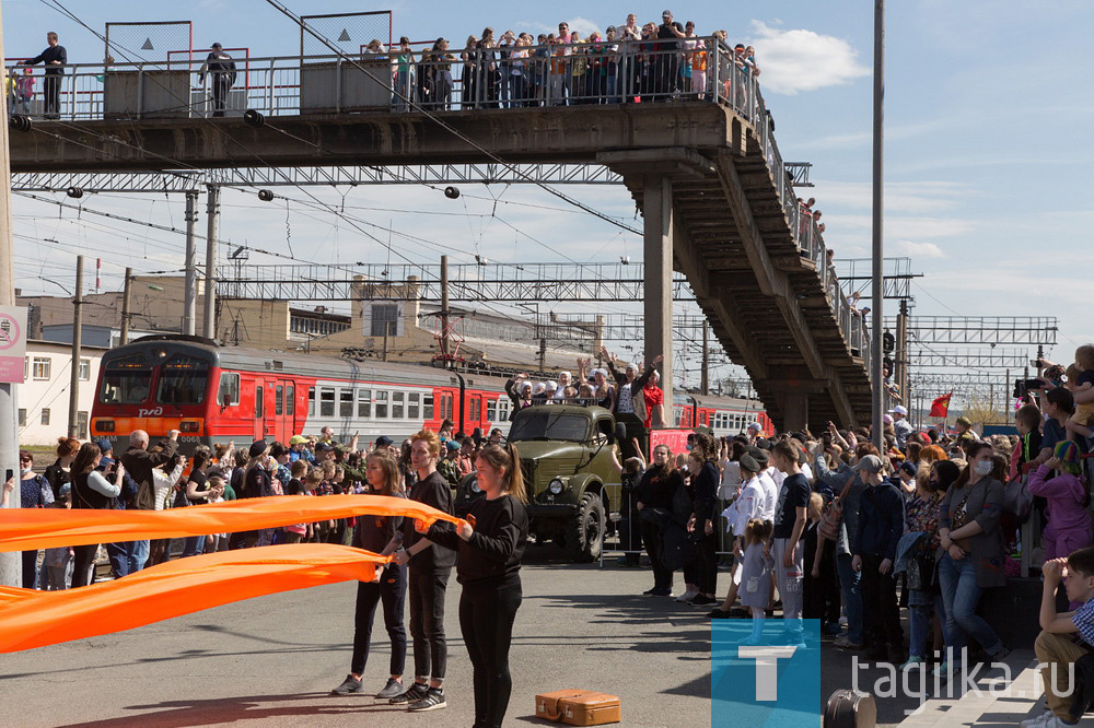 Встреча поезда Победы в Нижнем Тагиле