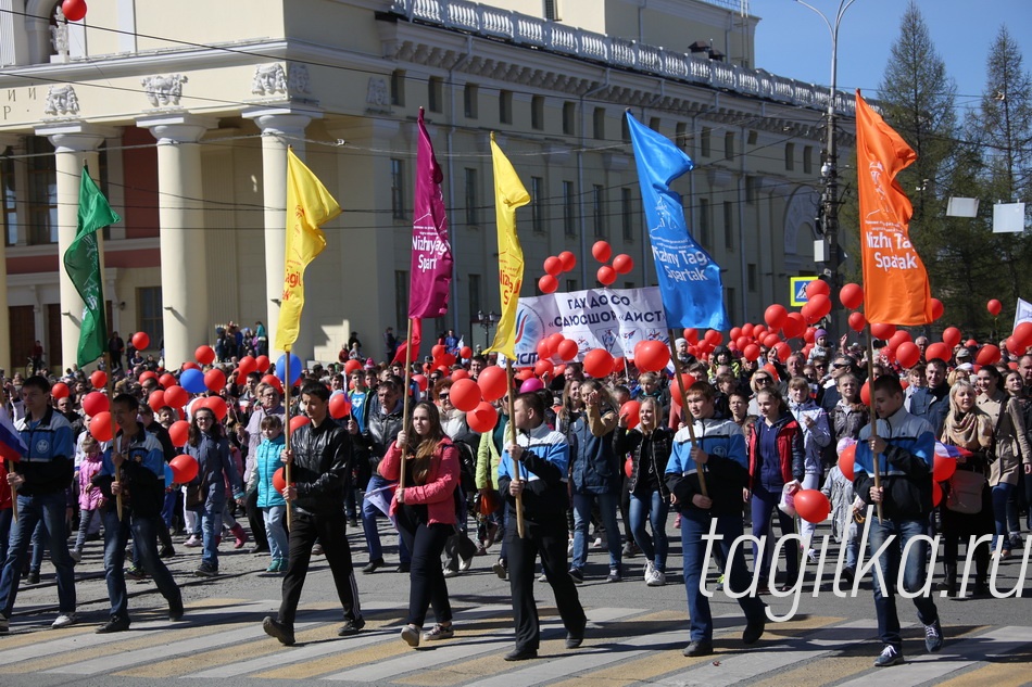 День Победы! Праздничная демонстрация.