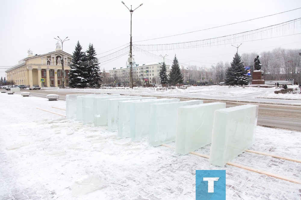 В Нижнем Тагиле начали строить ледовый городок