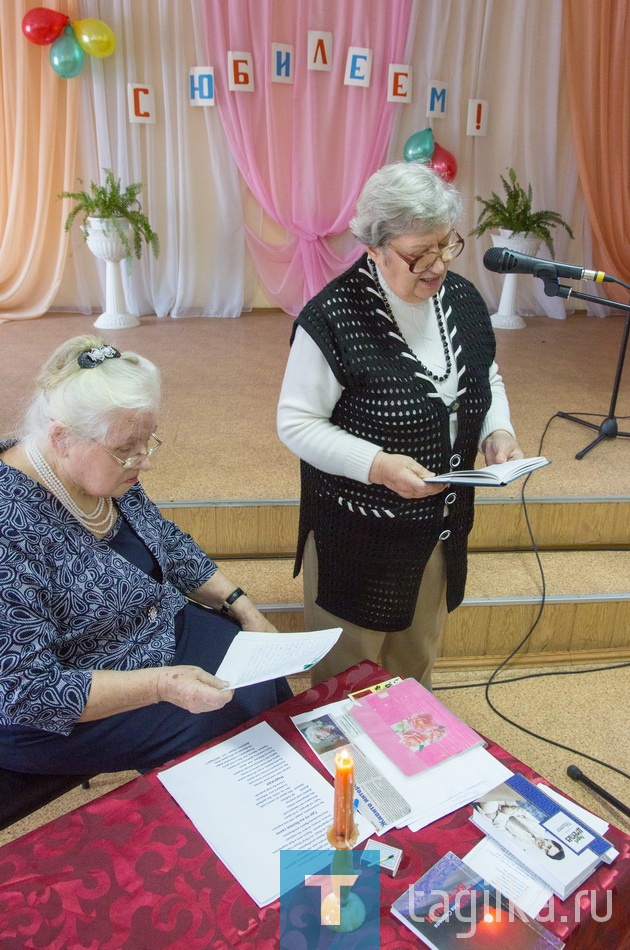 Юбилей И.Г. Белавиной в клубе"Луначарец".
