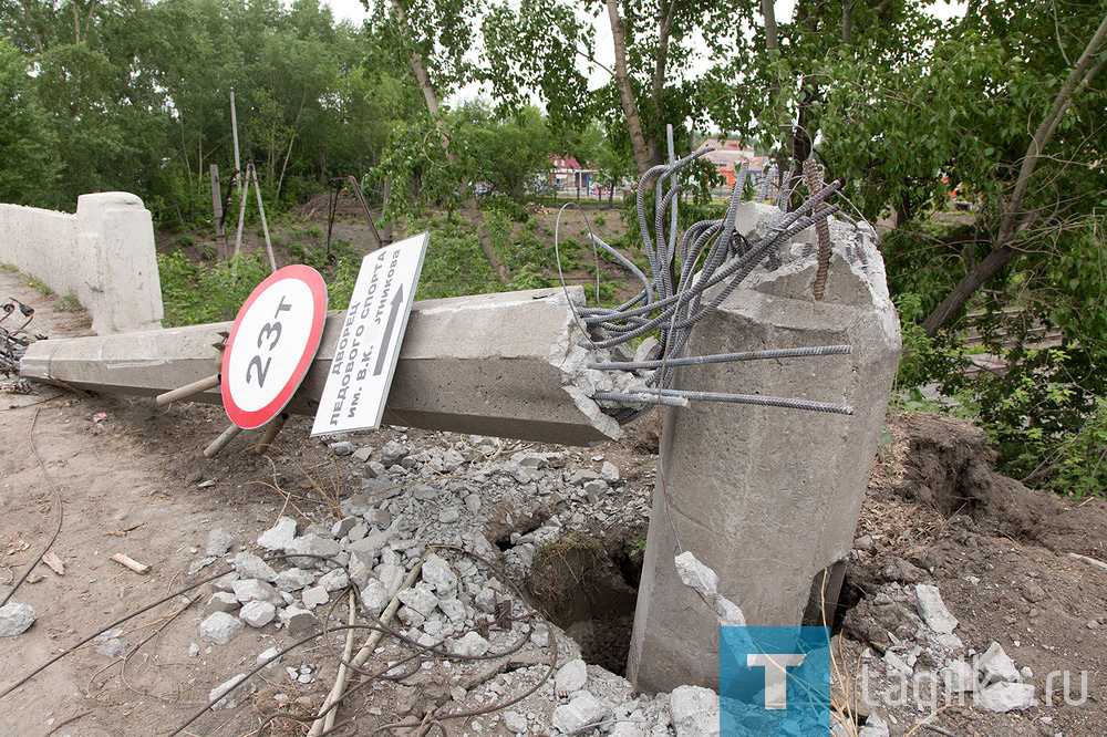 Реконструкция моста на улице Циолковского. 18.05.2021.