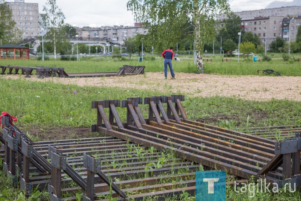 В парке "Народный" появится "Веревочный парк".