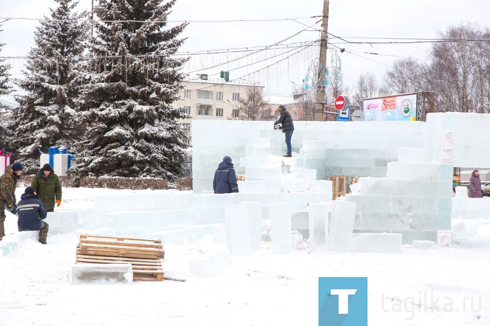 Ледовый городок на Театральной площади. 13.12.2017