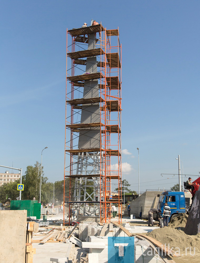В Нижнем Тагиле начинается обшивка стелы «Город трудовой доблести»